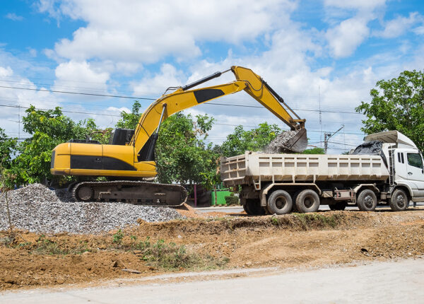 Construction truck accident